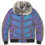 Jordan Criag Oil Spill Puffer Jacket (Iridescent) 91547