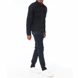 Jordan Craig Tribeca Twill Trucker Jacket (Black) JJ950R