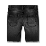 Boys Jordan Craig Abyss Denim Shorts (Black Shadow) J3165SB