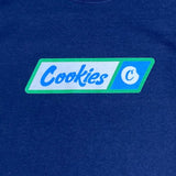 Cookies Bal Harbor Logo T Shirt (Navy/Kelly Green) 1557T5901