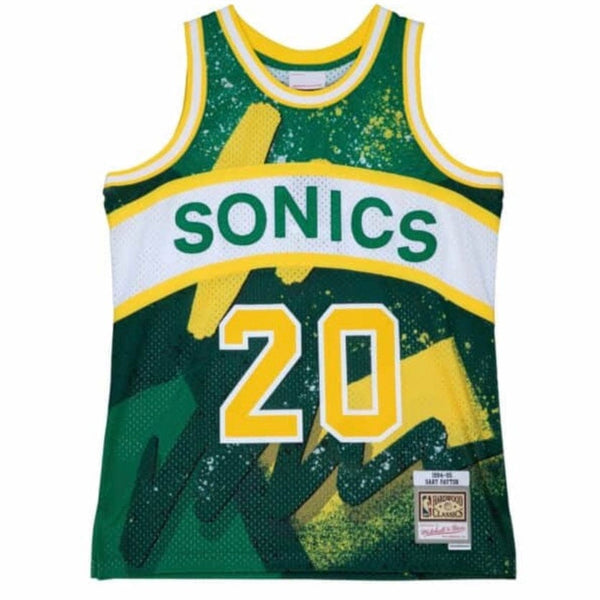 Mitchell & Ness Hyper Hoops Swingman Seattle Supersonics Jersey (Green)