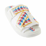 Kappa 222 Banda Mitel 6 Sandals (White/Fuchsia/Blue) 36157LW