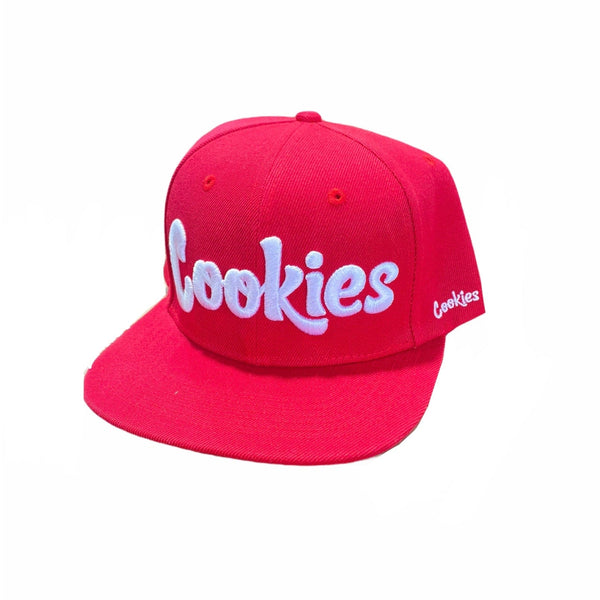 Cookies Original Mint Twill Snapback Cap (Red/White)