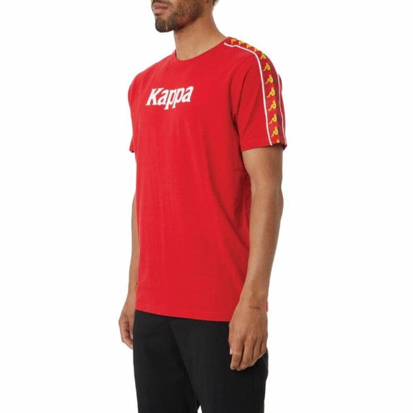 Kappa Authentic Bendoc T Shirt (Red/Yellow-Blue/White) 37155NW
