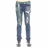 Cult Of Individuality Punk Super Skinny Belted Jean (Reyn) 621B12-SS04O