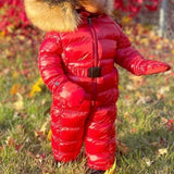 Kids Jordan Craig Astoria Snowsuit (Red) NB900