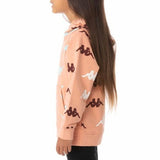 Kids Kappa Authentic Sneek Hoodie (Pink Coral) 34167TW