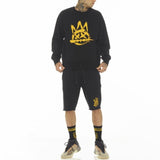 Cult Of Individuality Sweatshort (Black) 622AC-SH27A