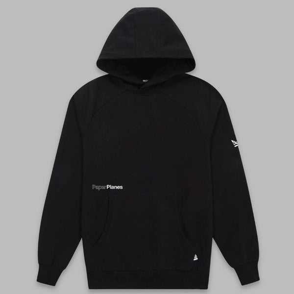 Paper Planes Garment Dyed Fleece Hoodie (Black) 300095-001