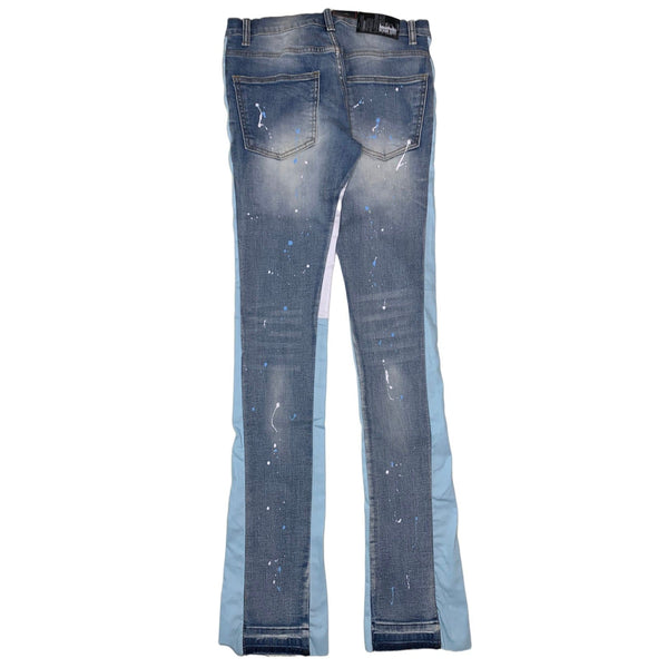 DenimiCity Stacked Trim Denim (Light Blue Wash) DNM-S700