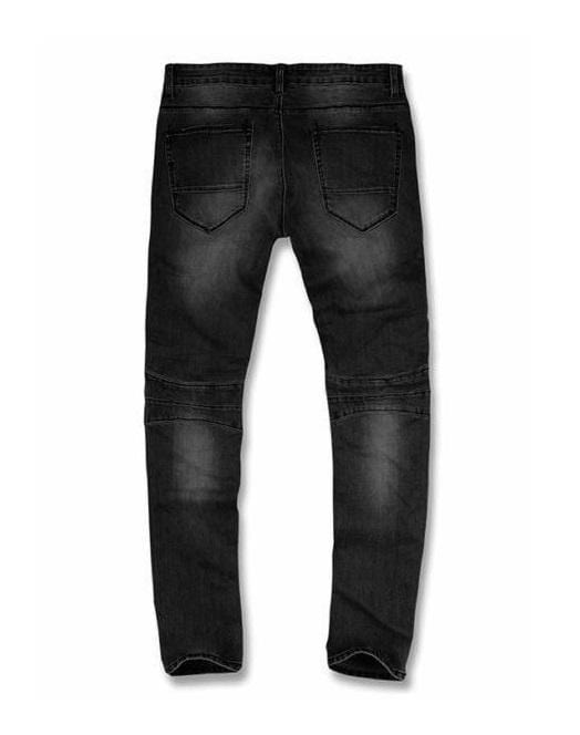 JORDAN CRAIG MOTO JEAN BLACK/GREY
