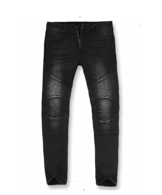 JORDAN CRAIG MOTO JEAN BLACK/GREY