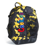 Cookies Smell Proof "The Bungee" Nylon Backpack (Yellow Camo)