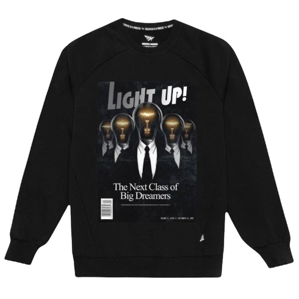 Paper Planes Light Up Crewneck (Black) 300071-001